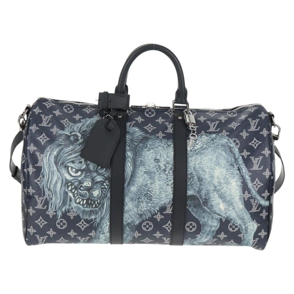 Louis Vuitton Keepall Bandouliere Limited Edition Chapman Savane Monogram Canvas
